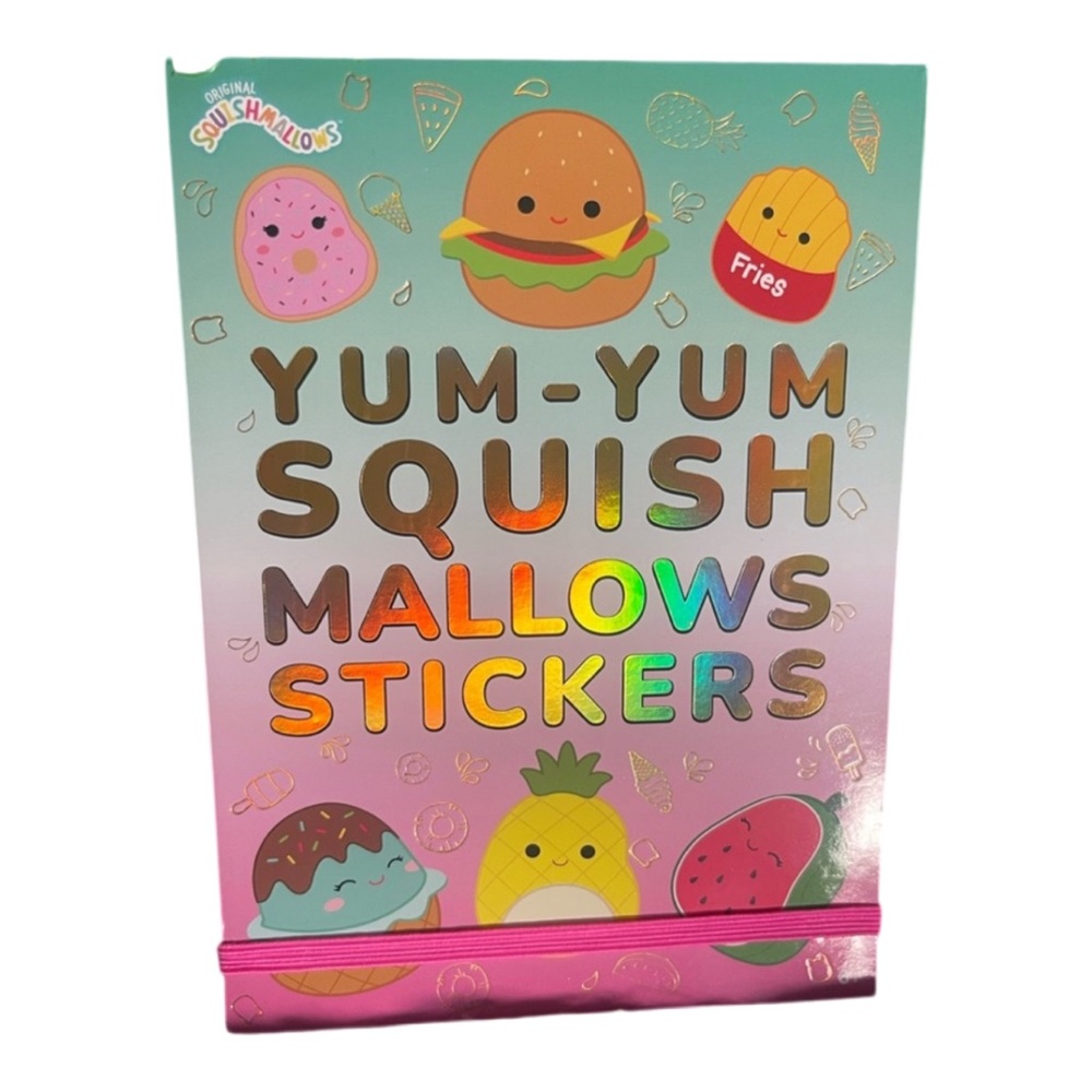 Squishmallows Sticker Book Yum Yum Food Themes NEW